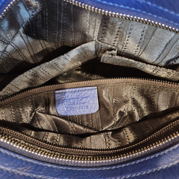 Salvatore Ferragamo leather blue medium bag - Picture 4 of 8